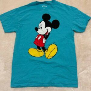 Disney Teal Cotton Tee Medium